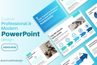 design professional powerpoint presentation and pitch deck
