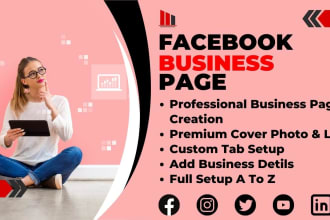 setup premium facebook business page and others social media accounts
