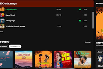 be your male singer for hindi, english, and sinhala song