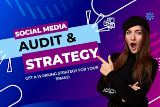 conduct social media audit and develop a strategy for your brand
