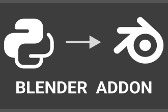 develop blender python addons and scripts