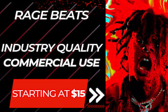 produce custom high quality rage and hyperpop beats