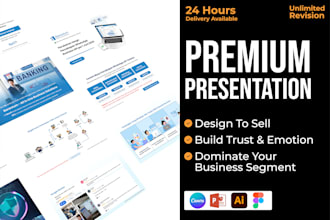 design creative and business presentation, pitch deck