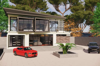 do architecture visualization exterior 3d renderings for home design
