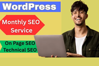 do monthly SEO service for your website on google top rank