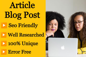 write 1500 words seo articles and blog posts for you
