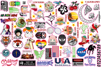 add die cut and cut lines to your stickers decals credit cards