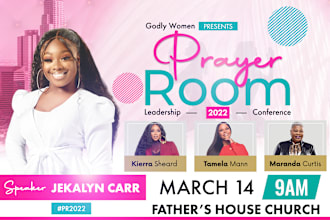 design exceptional church or event flyer in 6 hours