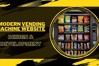 design vending machine website collection, atm website on hostinger, namecheap