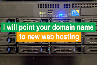 setup your domain name to your new web hosting