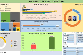 make HR dashboard on excel