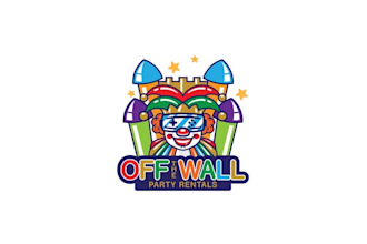looking fun playful rental company logo