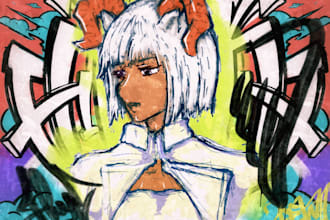 do illustration with my art style