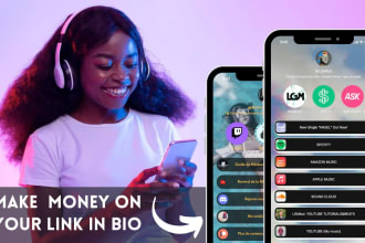 create koji link in bio page to sell anything on social media