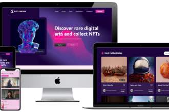 nft landing page tailwind CSS HTML CSS rectjs nextjs nuxt js