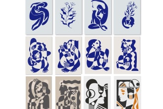 do minimalistic abstract illustrations for prints