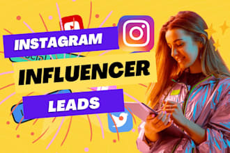 find b2b targeted instagram influencer leads for instagram marketing