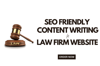 do SEO friendly content writing lawyer website legal writing law firm website