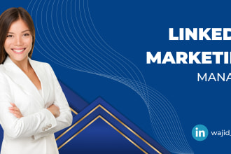 be your linkedin marketing manager and b2b appointment setter