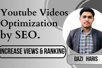 perform youtube SEO for increasing organic views