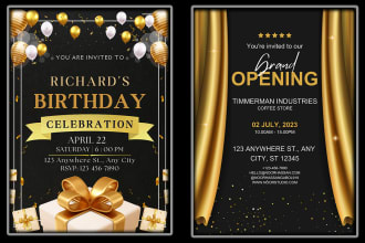 design luxury wedding invitation cards, christmas, birthday, and greeting card