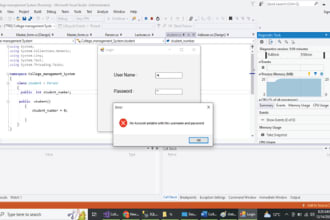 develop desktop application in winform wpf with c sharp