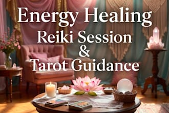 monthly energy healing reiki session and tarot guidance