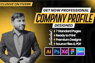 design any type of company profile