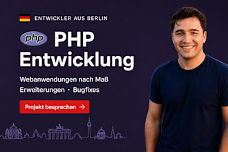develop your custom PHP web application