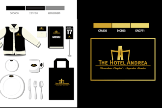 design brand logo and company branding kit