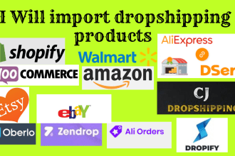 import products to your dropshipping store