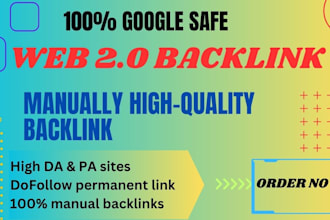 make website ranking dofollow web 2 0 permanent high quality backlinks