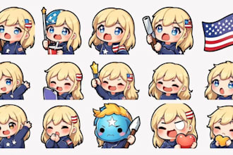 do modern professional custom emotes design