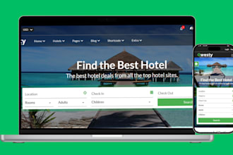 hotel booking website vacation rental website airbnb website tiny house website