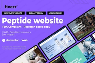 build an fda compliant peptide website on woocommerce