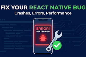 resolve react native issues error fixing and debugging