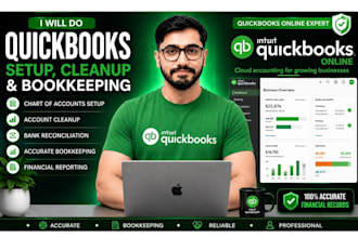 do setup, clean up, reconciliation and bookkeeping in quickbooks online and xero
