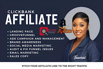 build affiliate clickbank sales funnel for passive income, affiliate marketing