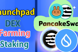 build aptos and sui dex, staking, launchpad, farming and fork pancakeswap