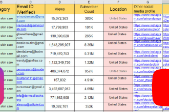 find the top instagram and youtube influencer list