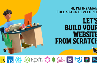 be your full stack web developer in nodejs, react, nextjs