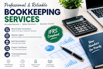 do bookkeeping, excel accounting and financial statements