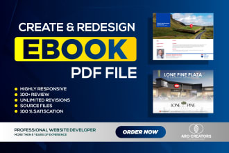 design and redesign your company profile, presentation, and ebook