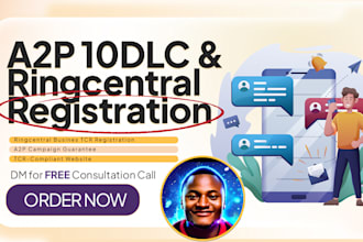 do ringcentral tcr registration, tcr standard website and a2p 10dlc registration