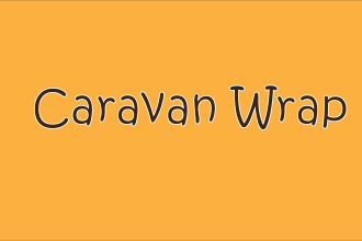 design amazing caravan wrap, food truck wrap, vehicle wrap and racing car wrap