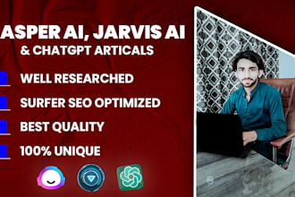 write seo optimized articles with jasper ai or jarvis ai