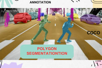 do polygon segmentation for CV, ml, dl projects