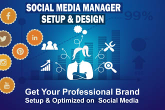 setup or manage your business social media to achieve more success