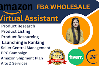 be your expert amazon fba wholesale virtual assistant