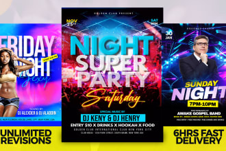 design a perfect worship flyer, charity flyer, exemplary flyer